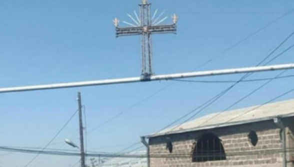 Սարի թաղում գազատար խողովակի վրա տեղադրված մետաղական խաչը ապամոնտաժվել է